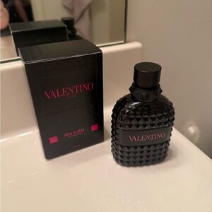 Valentino Uomo Black and Pink Eau de Toilette